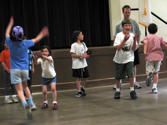 Relay race (with really heavy batons)